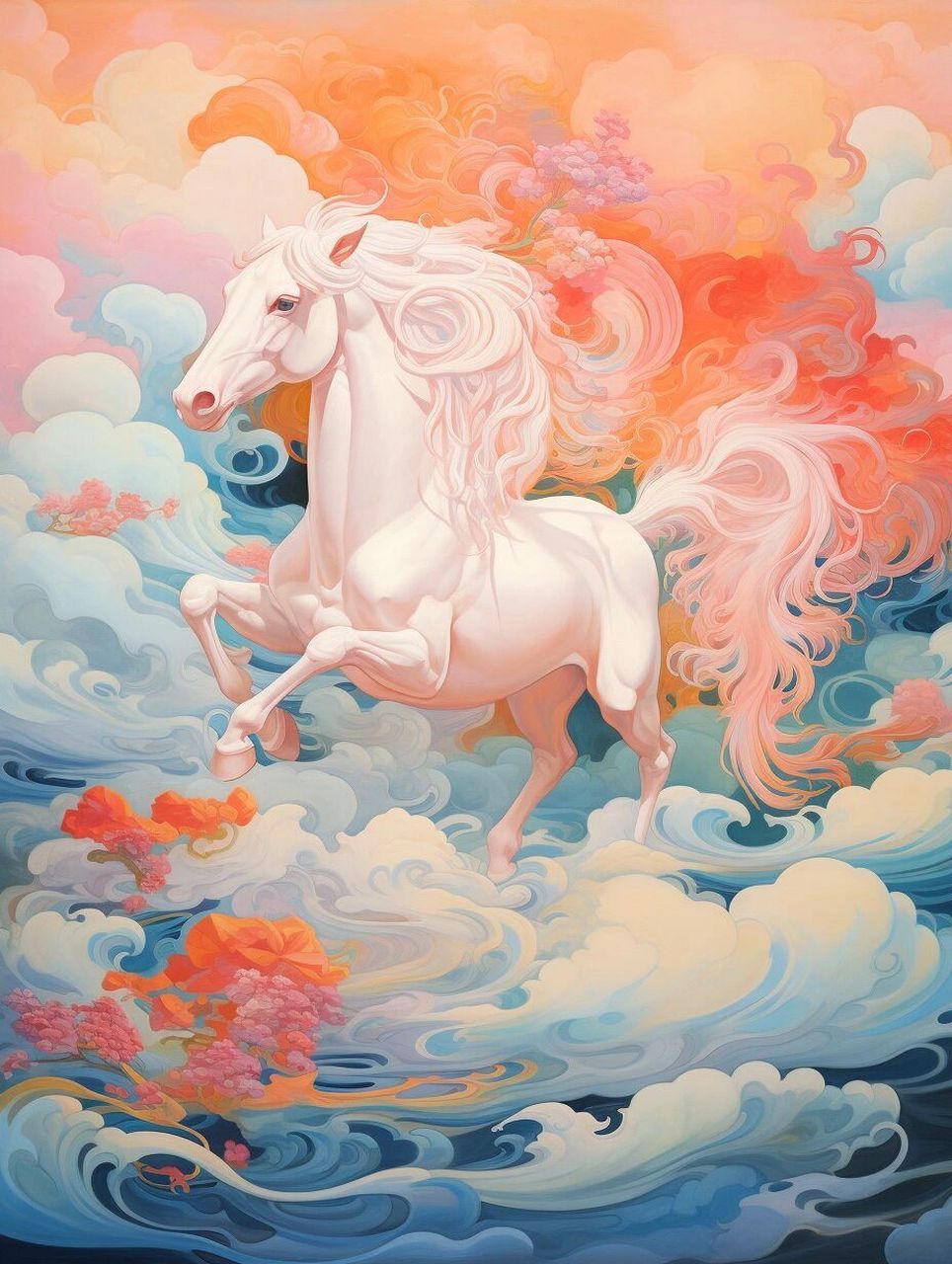 "马踏祥云"寓意着人们在不断追求梦想和奋斗过程中所取得的成功.