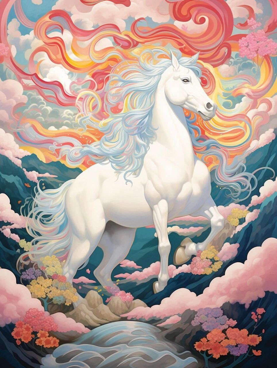 "马踏祥云"寓意着人们在不断追求梦想和奋斗过程中所取得的成功.