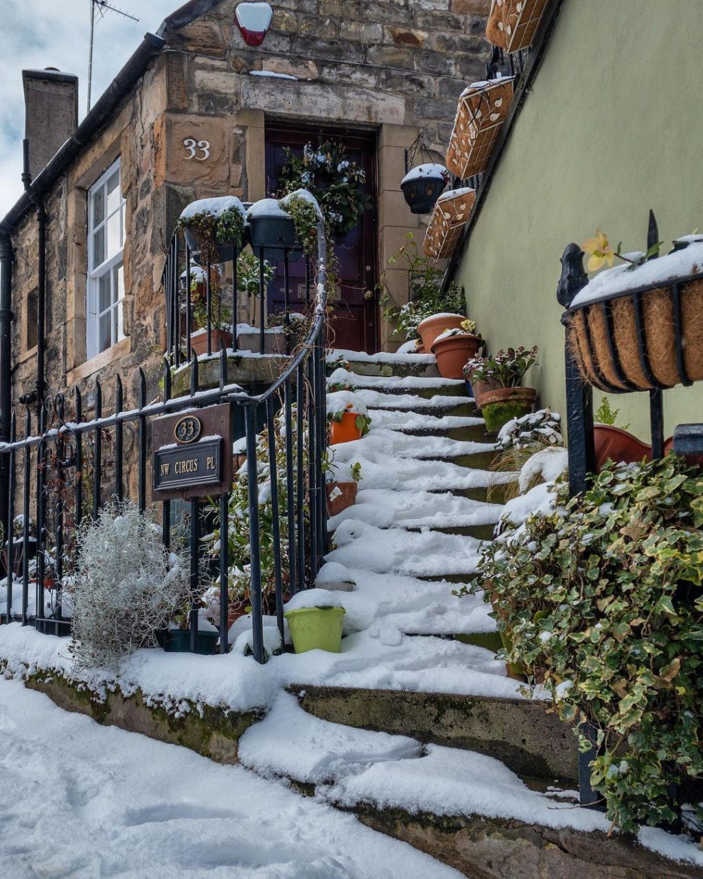 爱丁堡的冬日雪景7615 . 676767