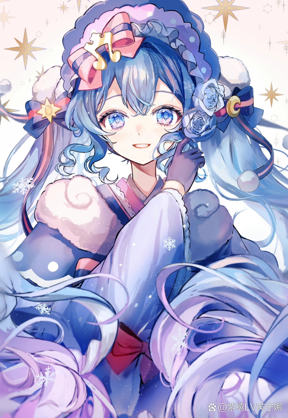 花仙精灵王 初音未来图片