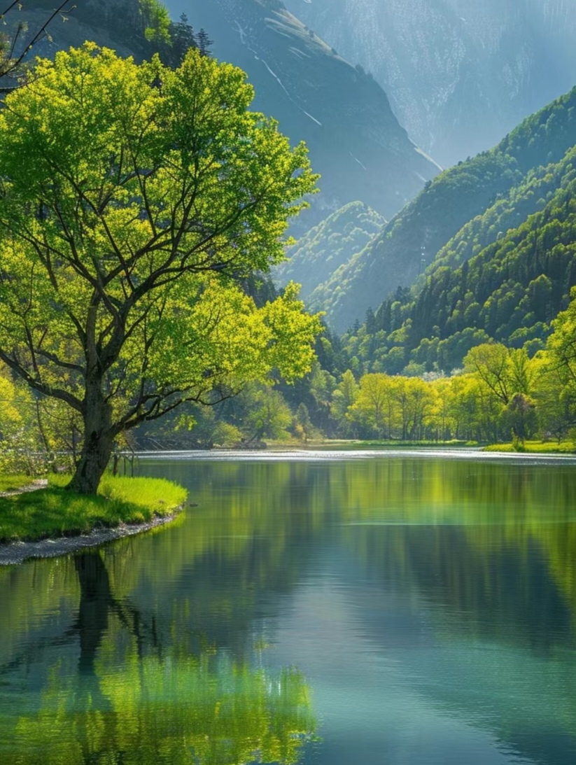 大自然风景真是 绿色图片