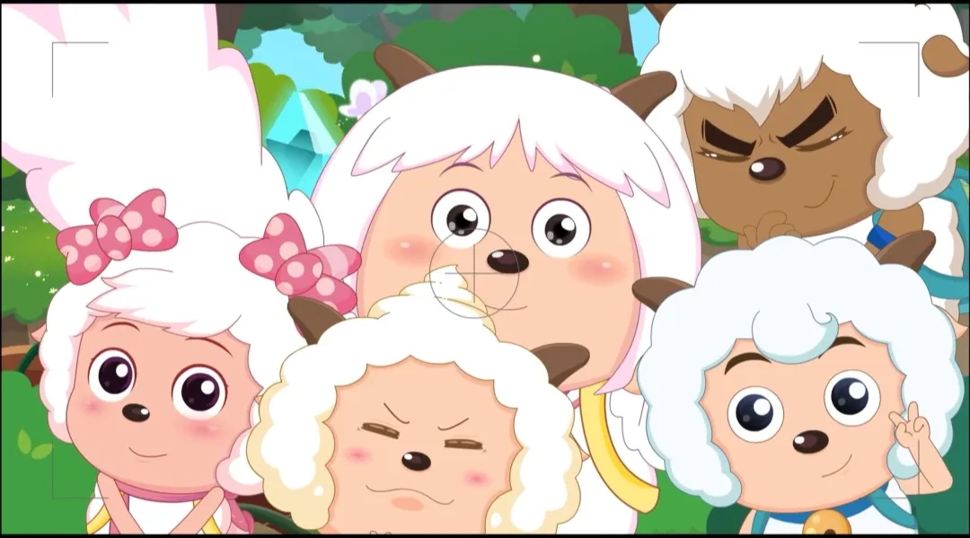 羊羊的合照[赞同][心]#喜羊羊与灰太狼# #喜羊羊与灰太狼之疯狂超能营