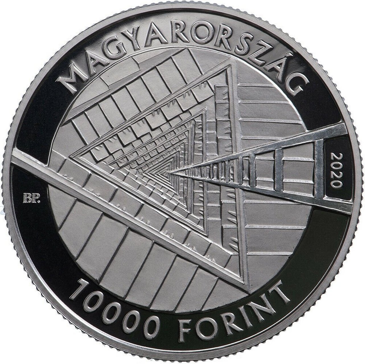 2020550,匈牙利2020年约翰·海萨尼诞辰100周年1盎司银币,面值:10000