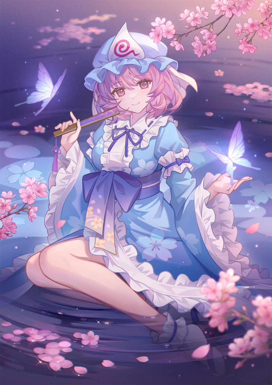 西行寺幽幽子 画师:mutugi#东方# #东方project