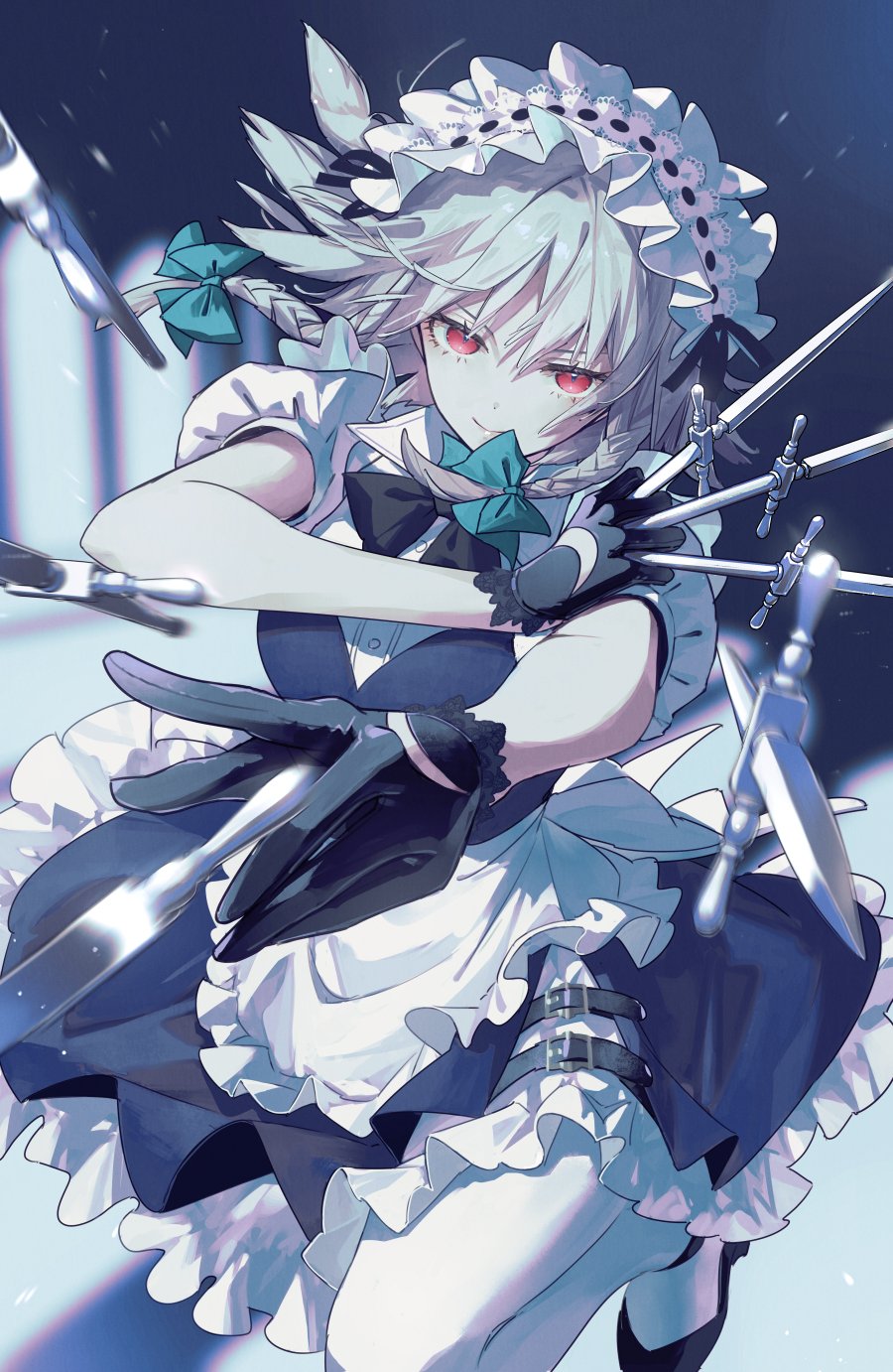 十六夜咲夜 画师:syuri22#东方# #东方project