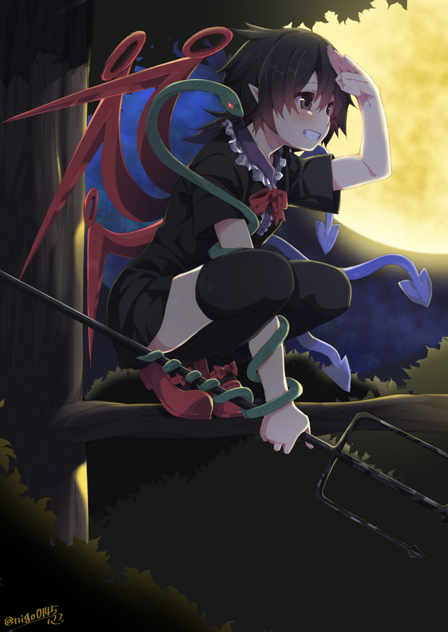 封兽鵺 画师:にご#东方# #东方project