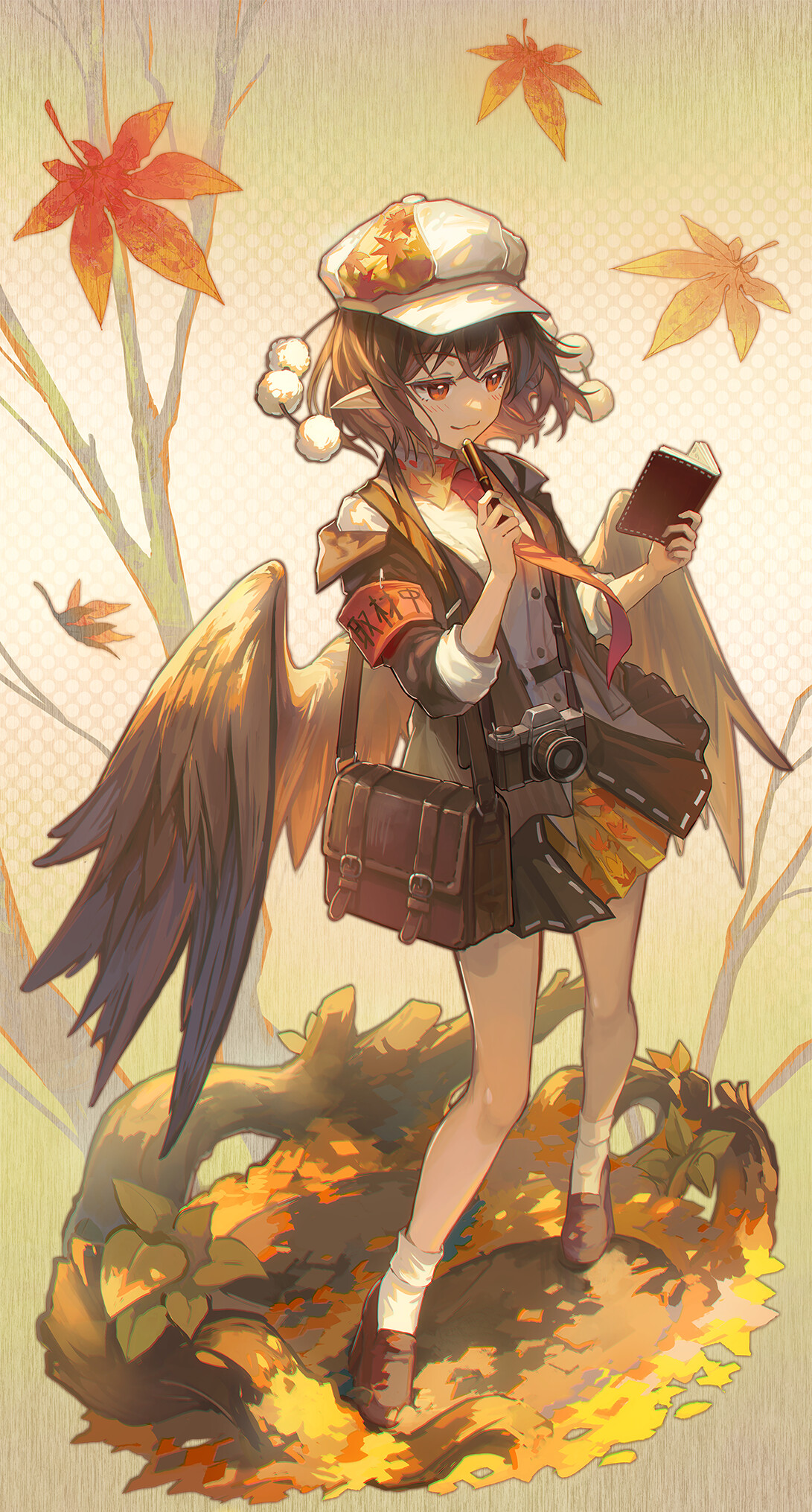 射命丸文 画师:久蒼穹#东方# #东方project