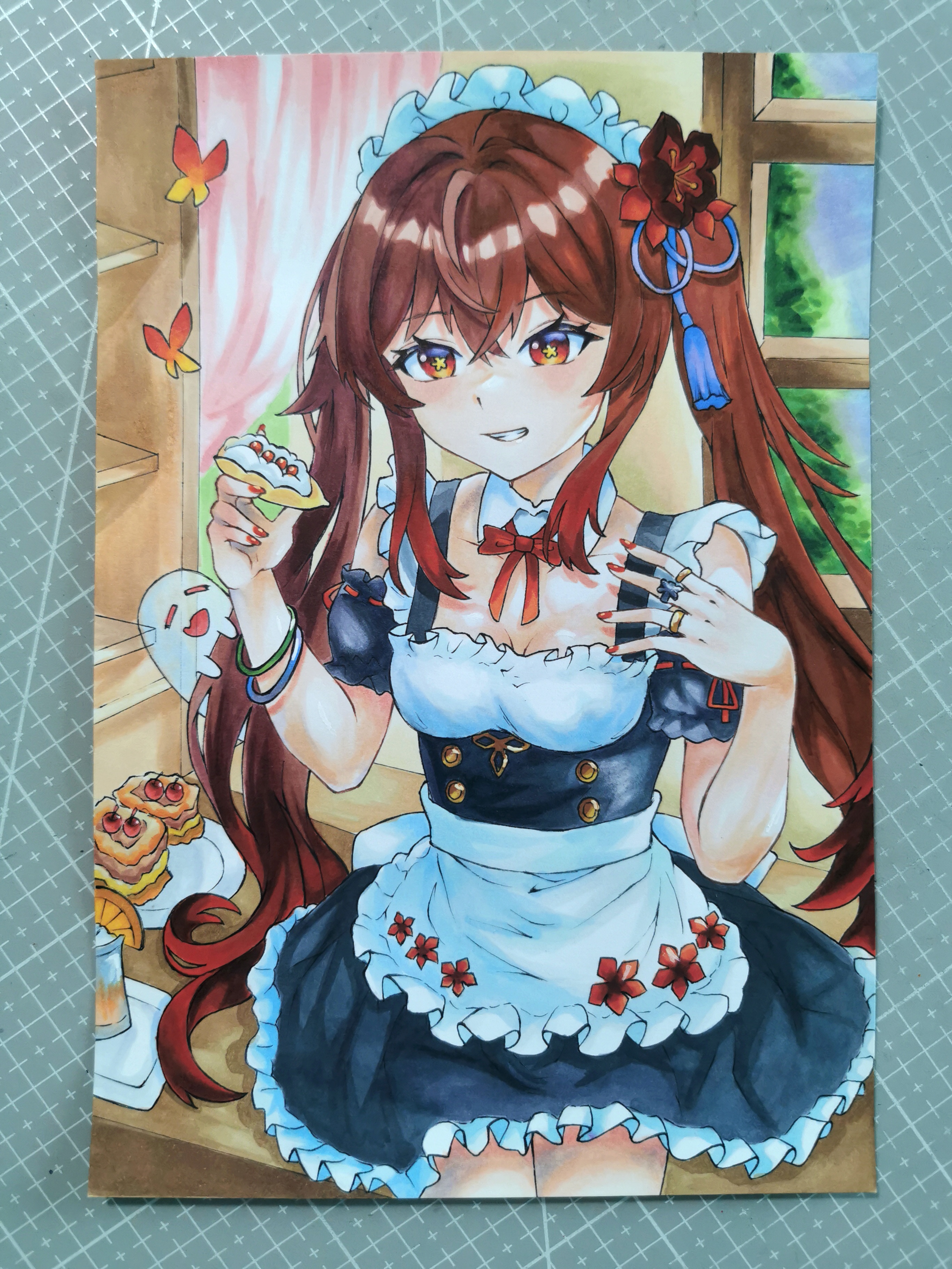 绘画】我推的胡桃女仆(05040890040805)#画画交流组