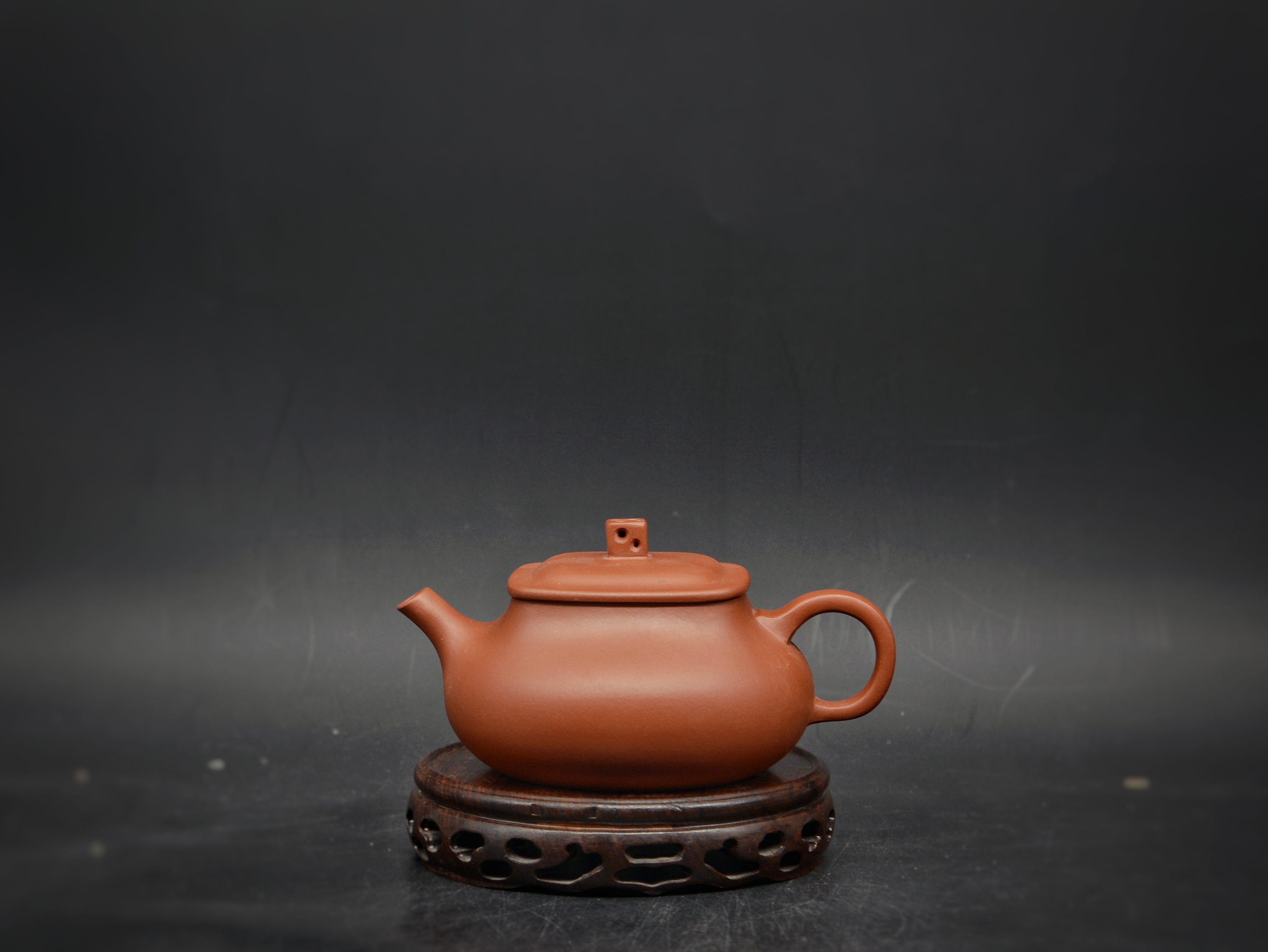 90年代二厂厂款～研高范杏华款～乾坤壶 老料朱泥 隧道窑重油烧制一次