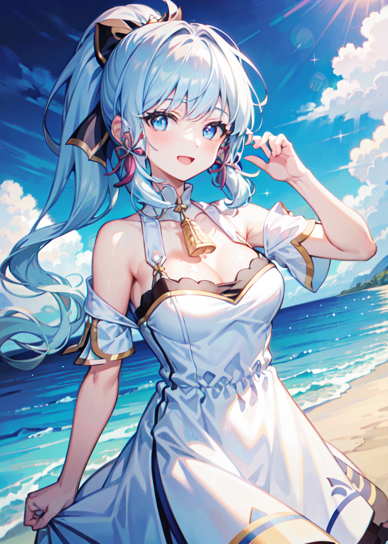 二次元# #原神# 神里绫华合集(11):横看侧看都美女