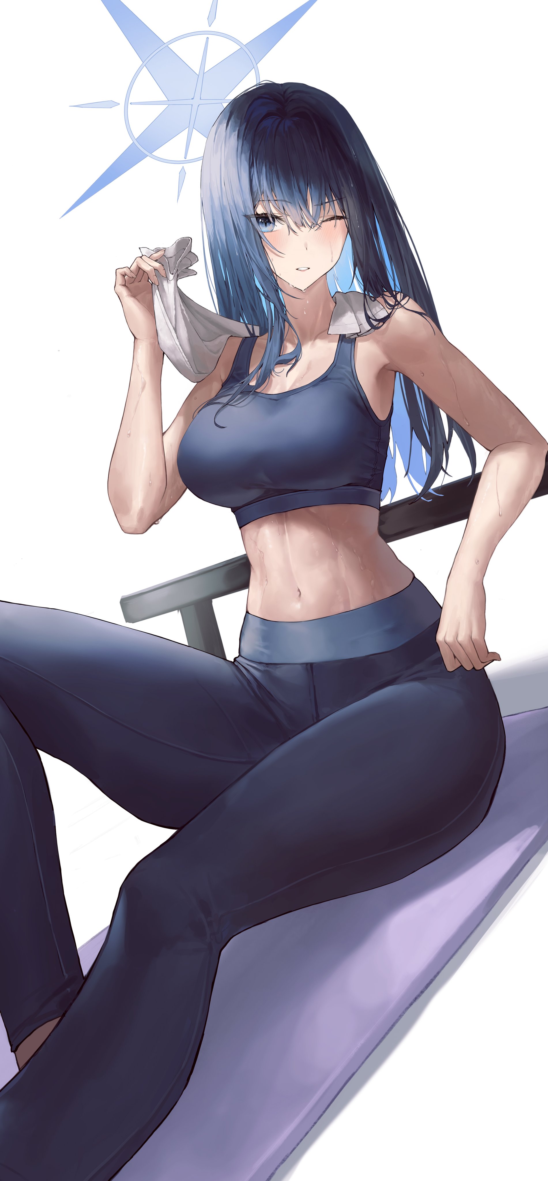 二次元# 二次元身材天花板合集(13):泳装健身装的魅力有多大?