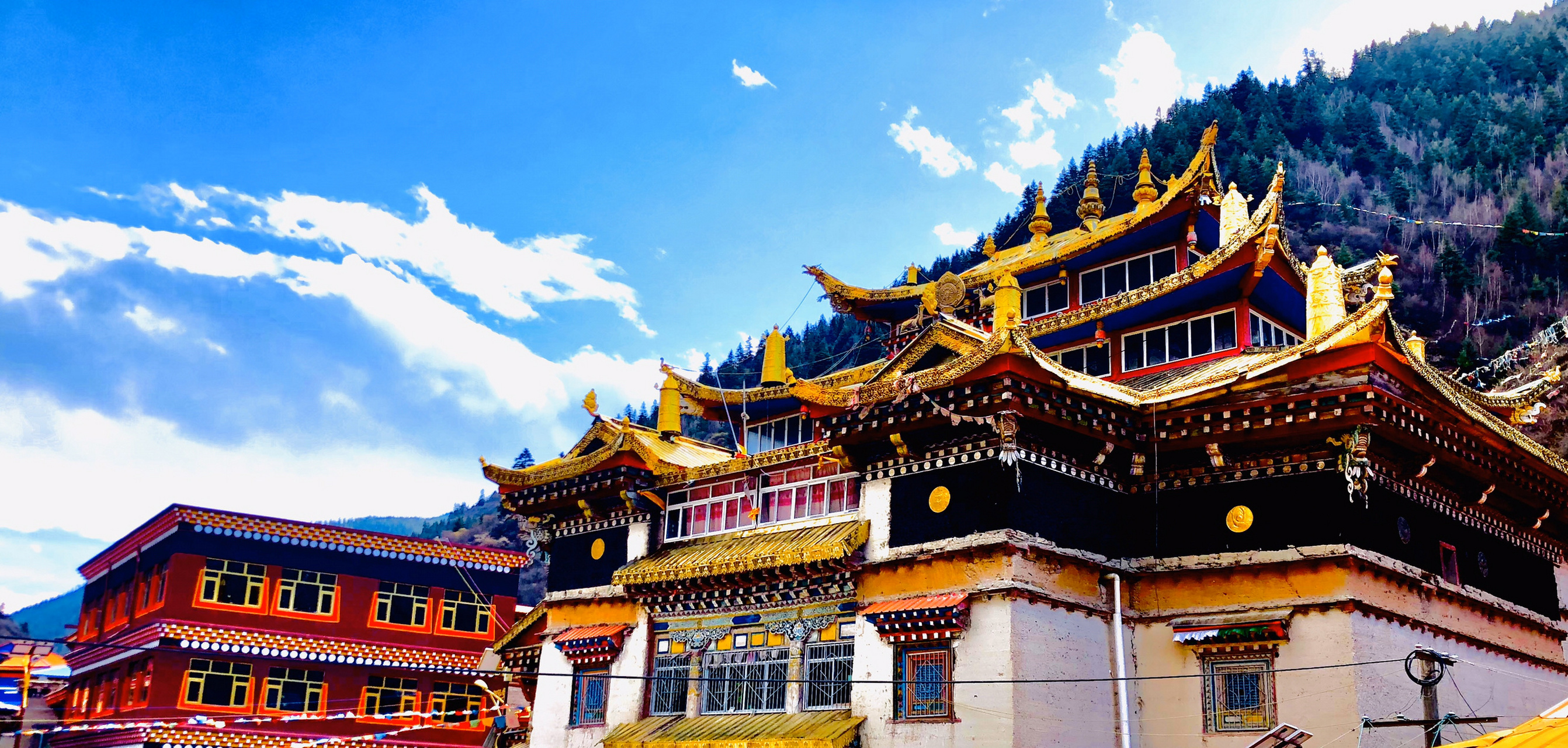 益西寺位于四川省甘孜州新龙县甲拉西乡,该寺距新龙县城3公里处,海拔