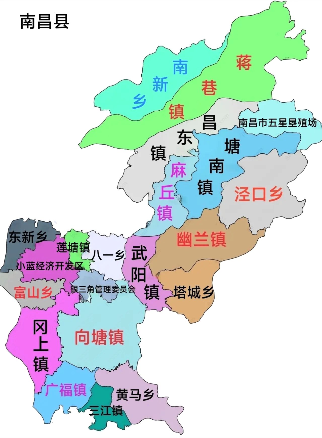 南昌县是江西省经济实力最强的县,也是江西省唯一一个百强县,南昌县