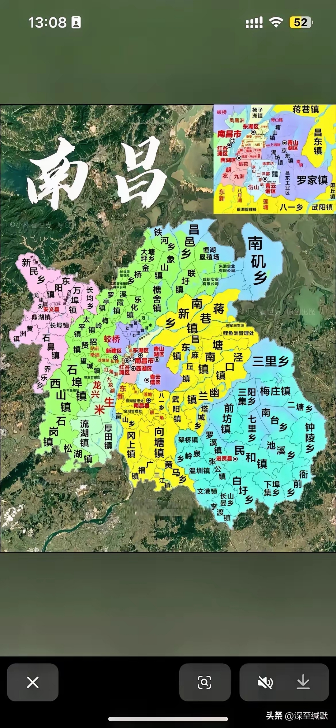 南昌市各个乡镇分布图