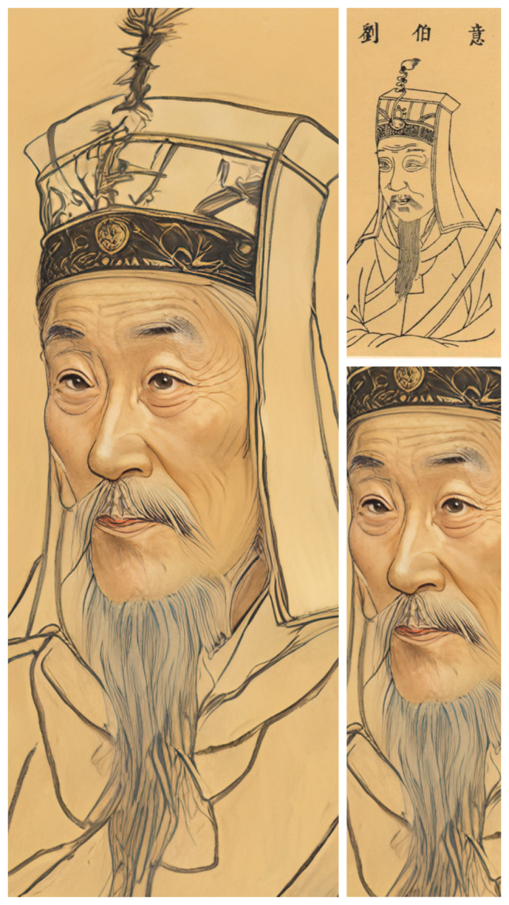 刘伯温复原像 诸葛亮再世 大明第一开国功臣 利用ai工具,参考万历年间