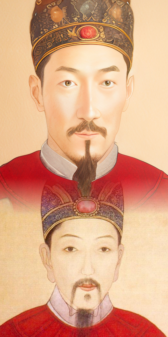 袁崇焕复原像,大明最后的将星 利用ai工具,参考清乾隆年间绘袁崇焕像