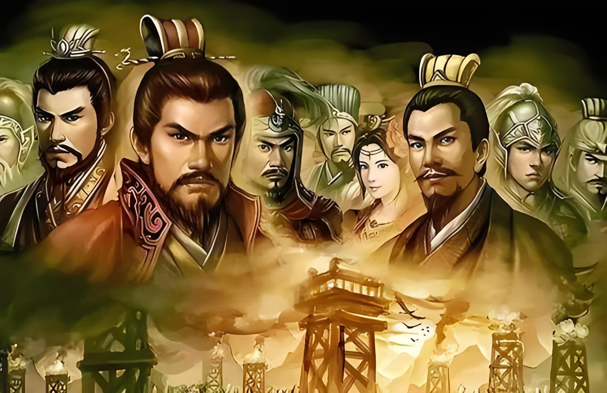 公元前202年,韩信布置十面埋伏,把项羽围困在垓下.