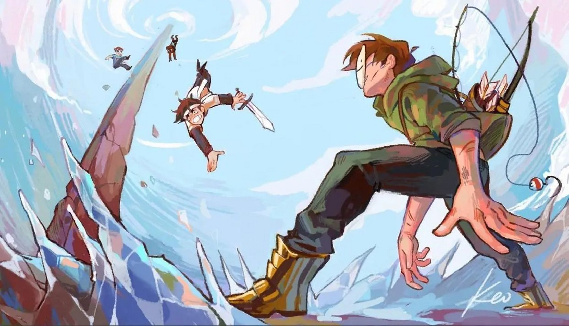 这是dream早期驯服冰霜行者和末影珍珠的图片[二哈] 值得怀疑一点的是