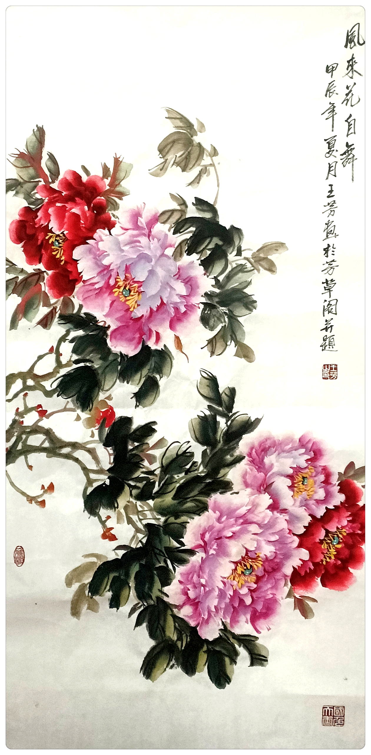 王芳牡丹作品欣赏.