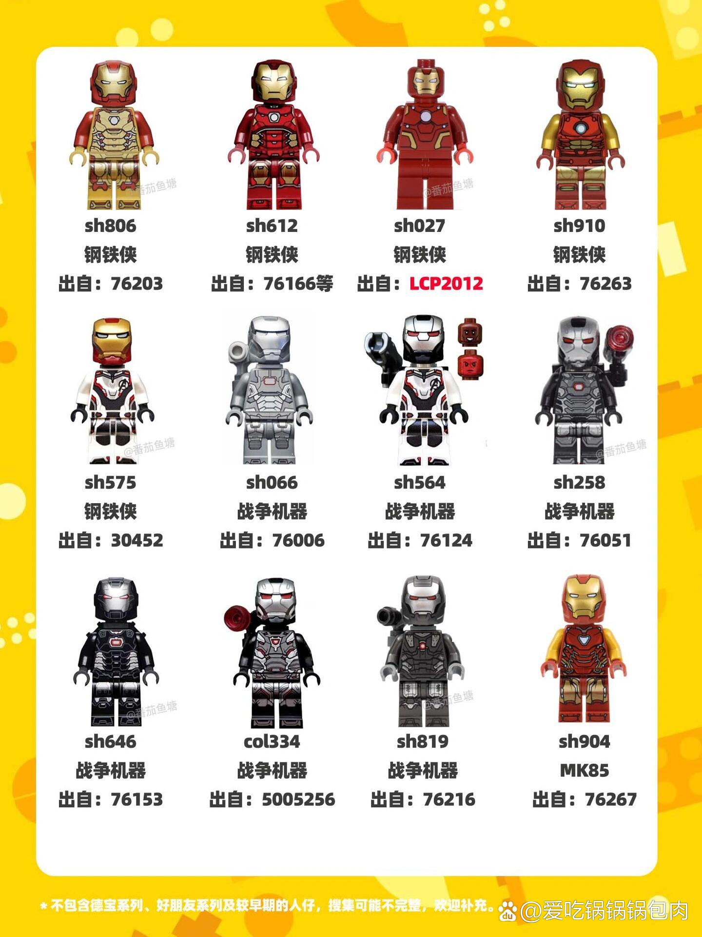 乐高钢铁侠图鉴