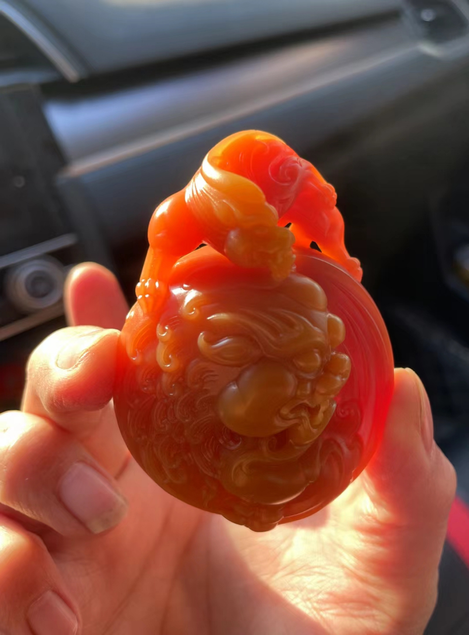 2023发文冲刺赛#,今天来讨论一下黄蜡石顶级料!黄蜡石冻蜡.