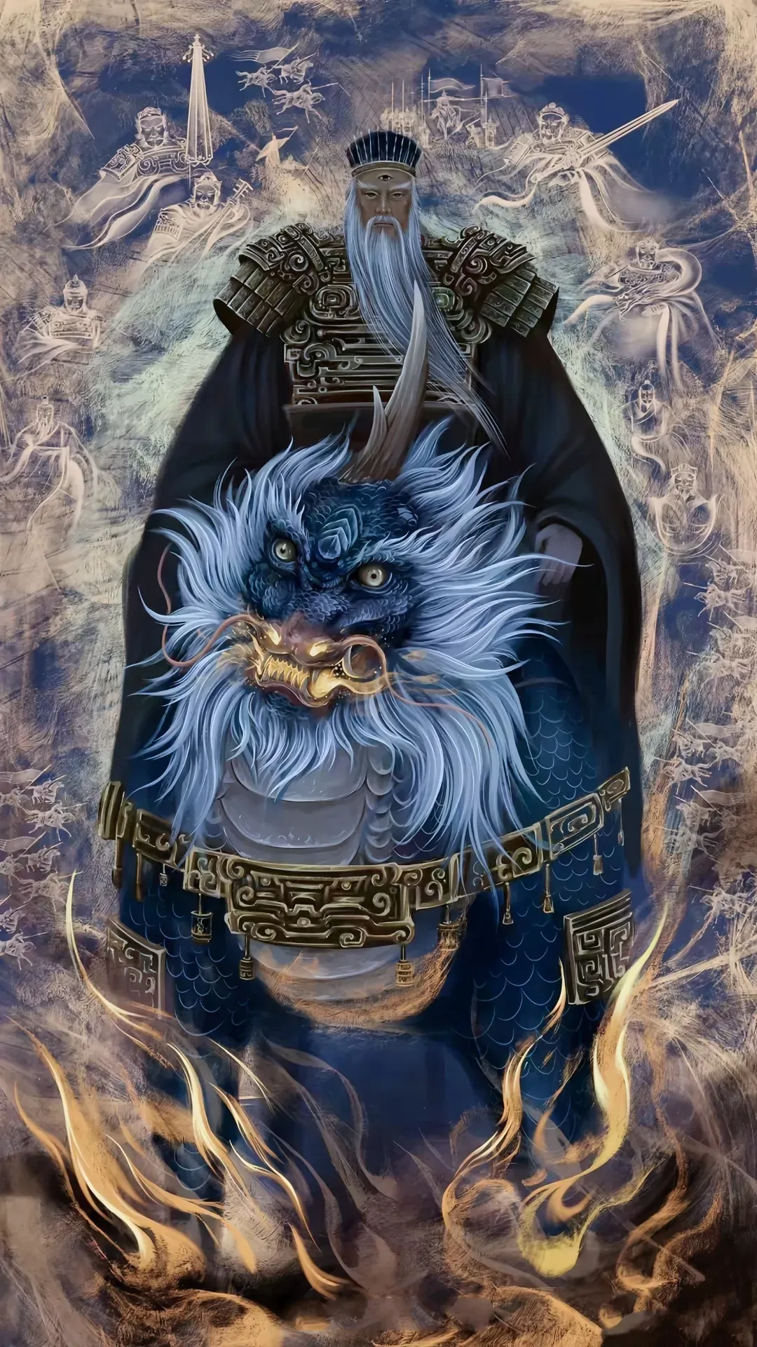 封神,闻太师, 北海归朝#百度创作灵感中心# #创作灵感上热门# #ai助手