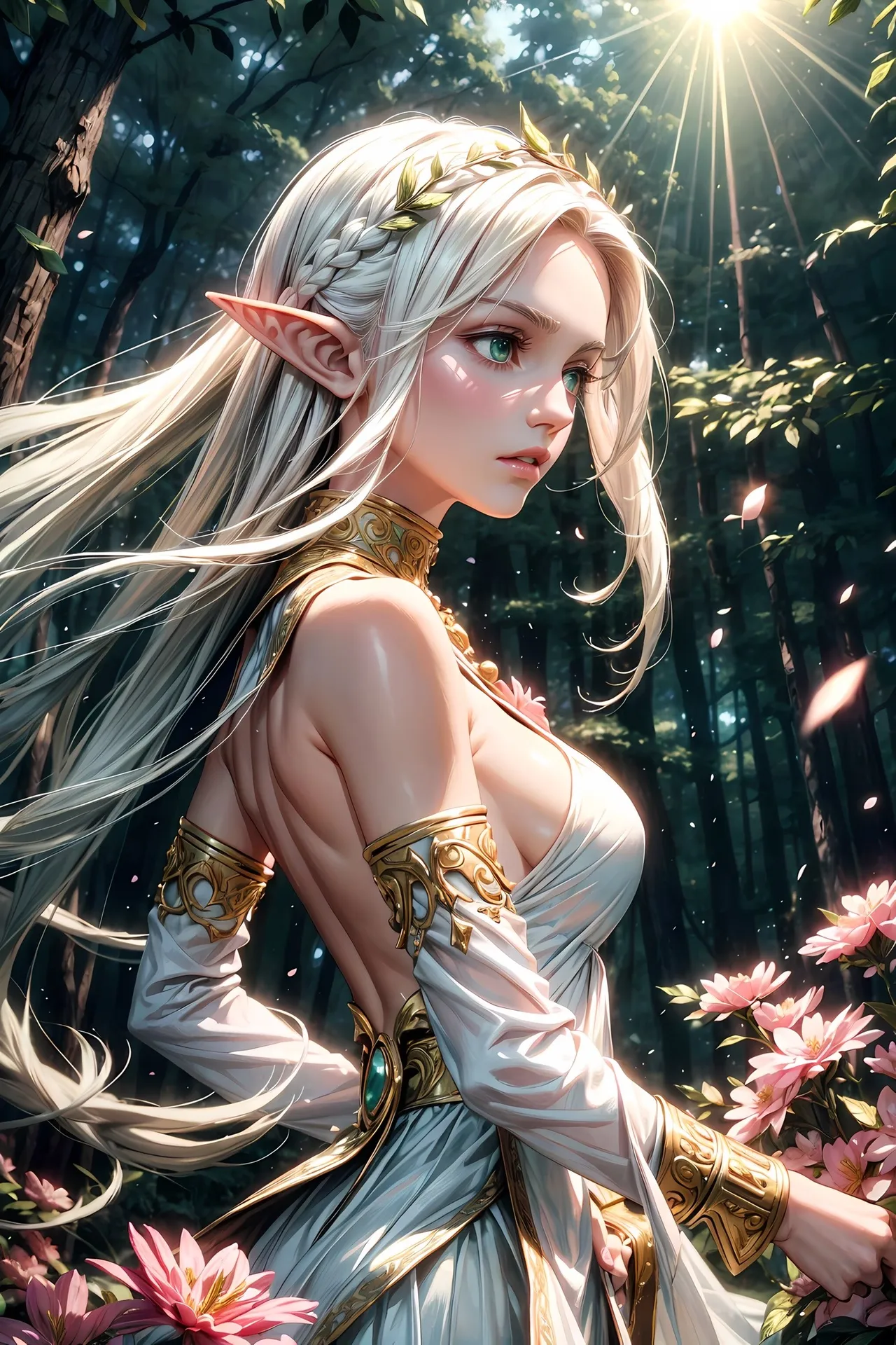 "每个女孩都是天使,她们的美丽犹如这幅插画,生动而梦幻.