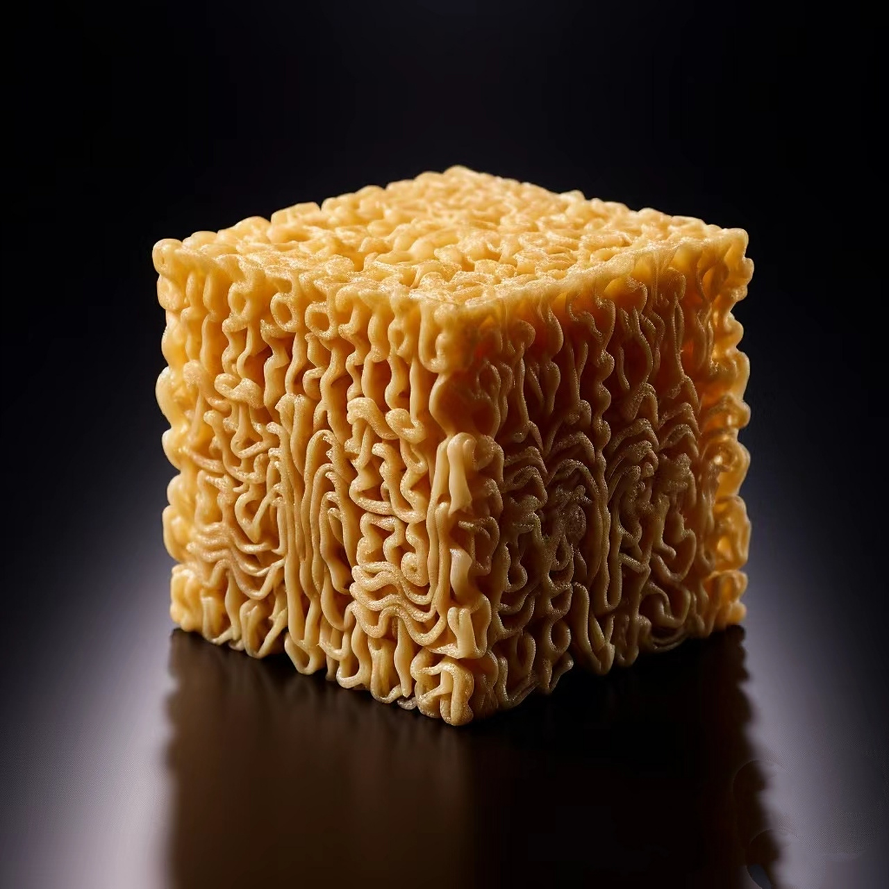 方便面做成方形,量更大[啊]