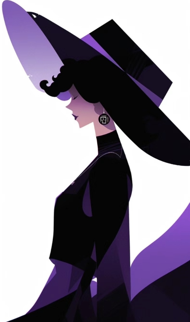 极简抽象手绘女孩,这种效果是不是更有时尚的感觉呢~尤其是