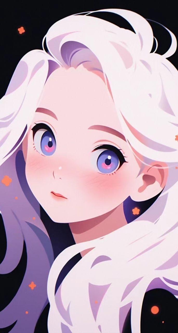 美女壁纸|白发动漫女孩,有可爱的,也有时尚的……小仙女们更喜欢哪一