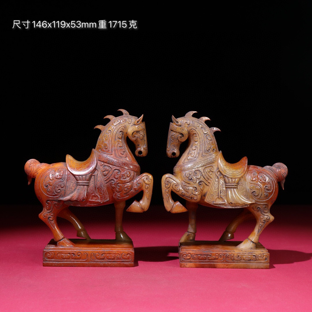 汉代玉马首真品图片图片