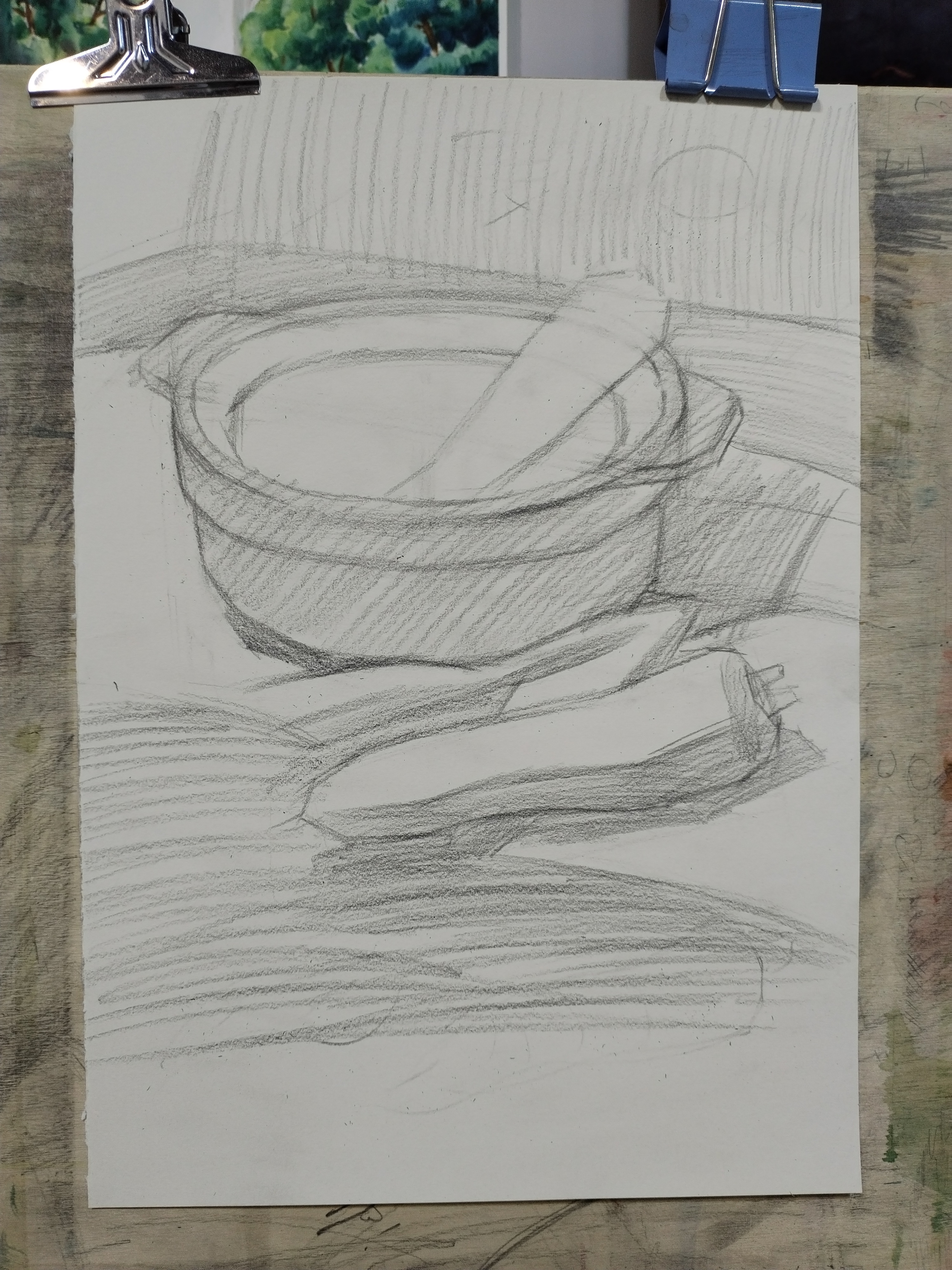 美术寒假班,45分钟静物写生课堂示范