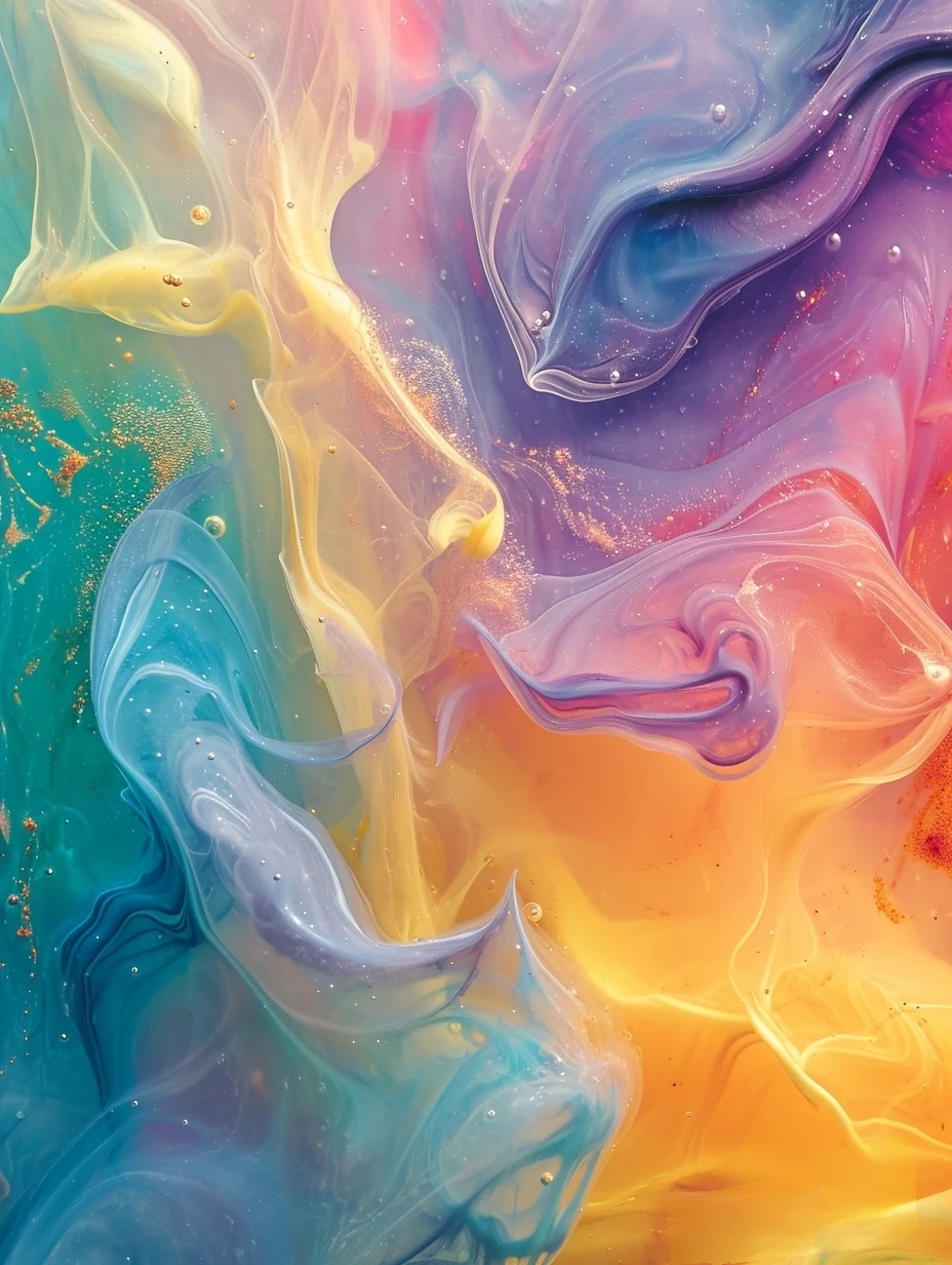 这不仅仅是一幅画,更像是一首无声的诗,诉说着色彩的魅力