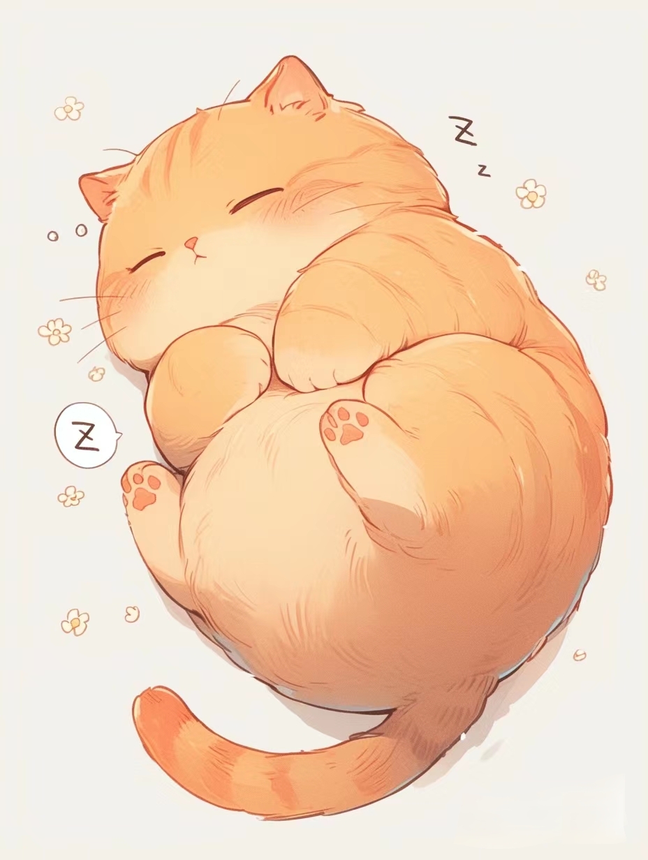 睡午觉的小猫咪