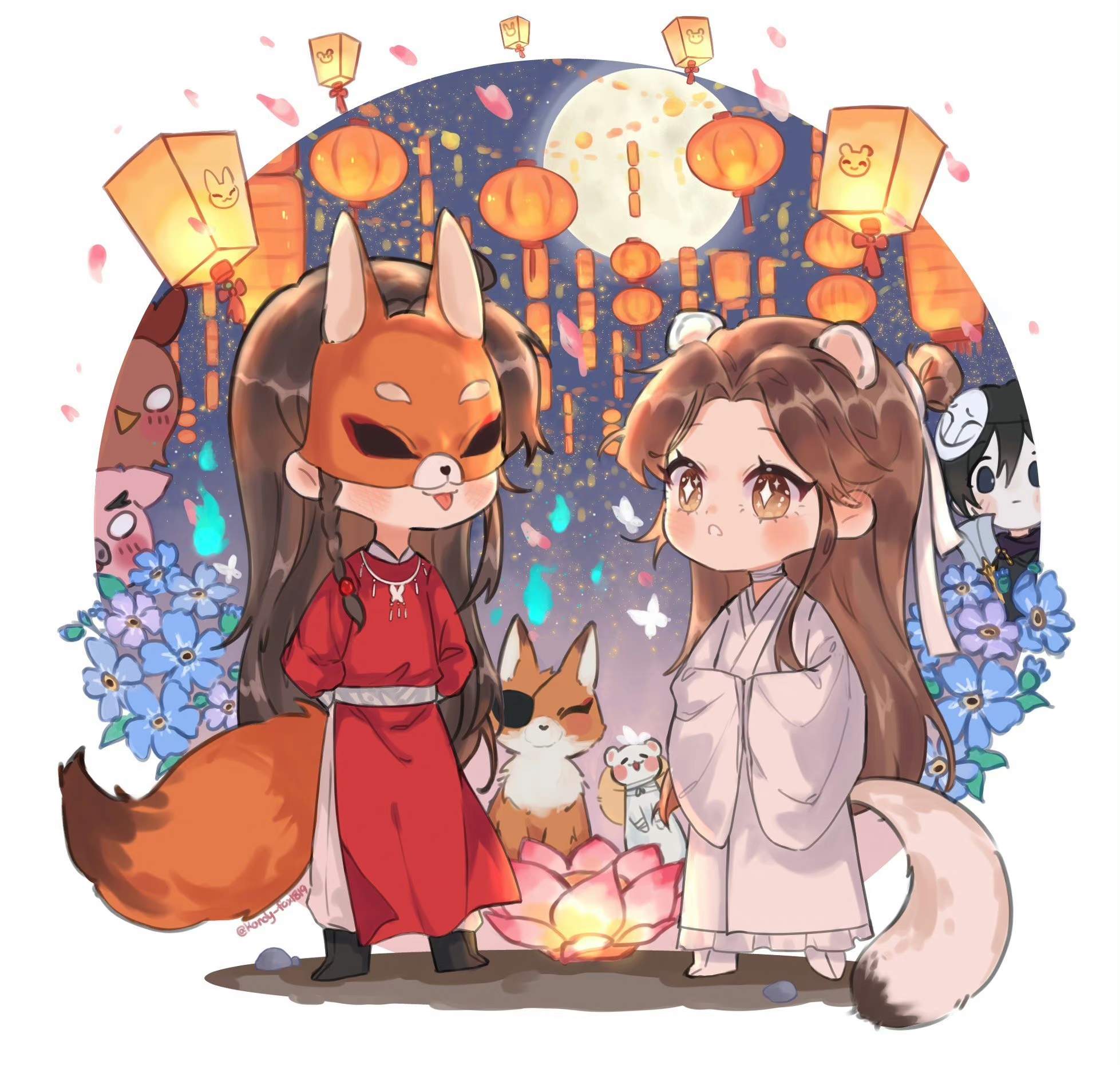 《天官赐福》壁纸q版图片