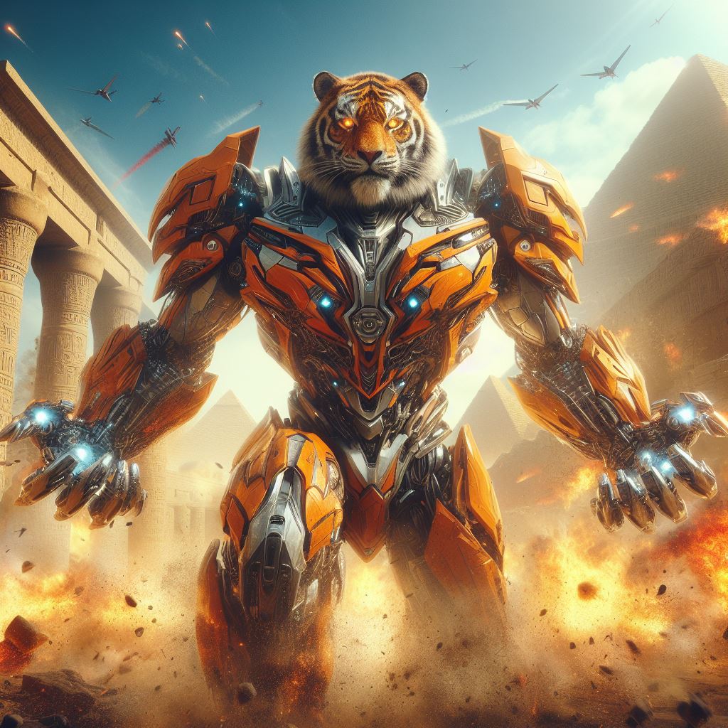 #热点引擎计划#  🔥炸裂眼球!全新虎纹战衣变形金刚亮相🔥  🐯