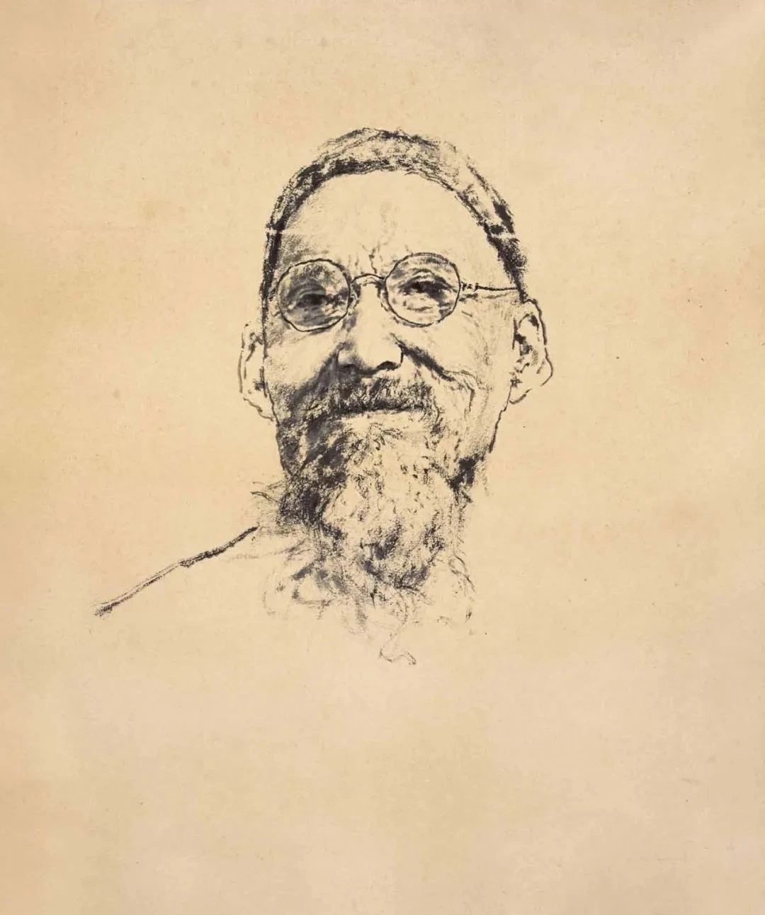 王子武先生的水墨素描名人册