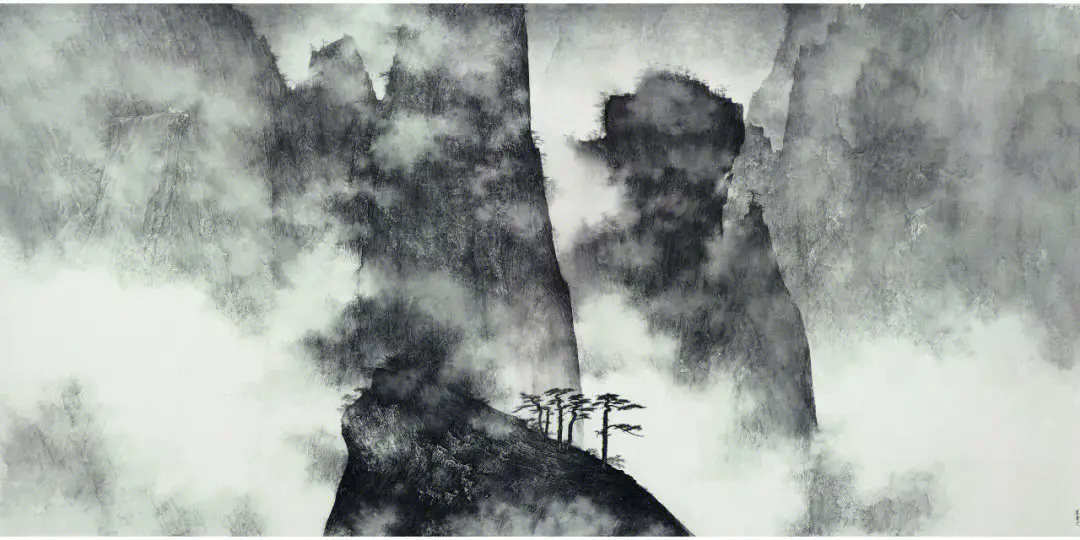李华弌横幅精致山水