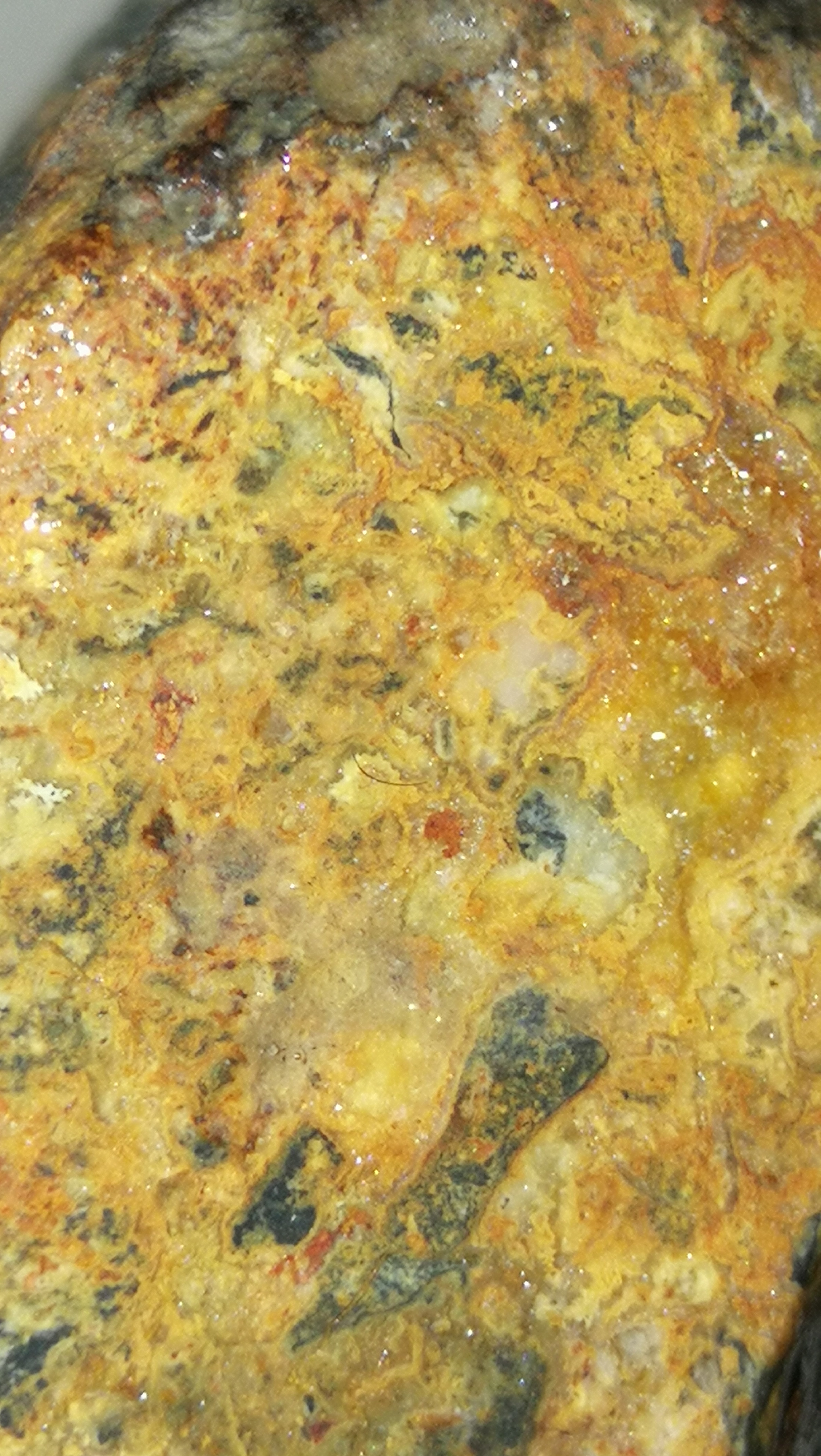 疑似火星角砾岩陨石(沉积型)无磁性,这种火星玄武岩角砾更象地球上的