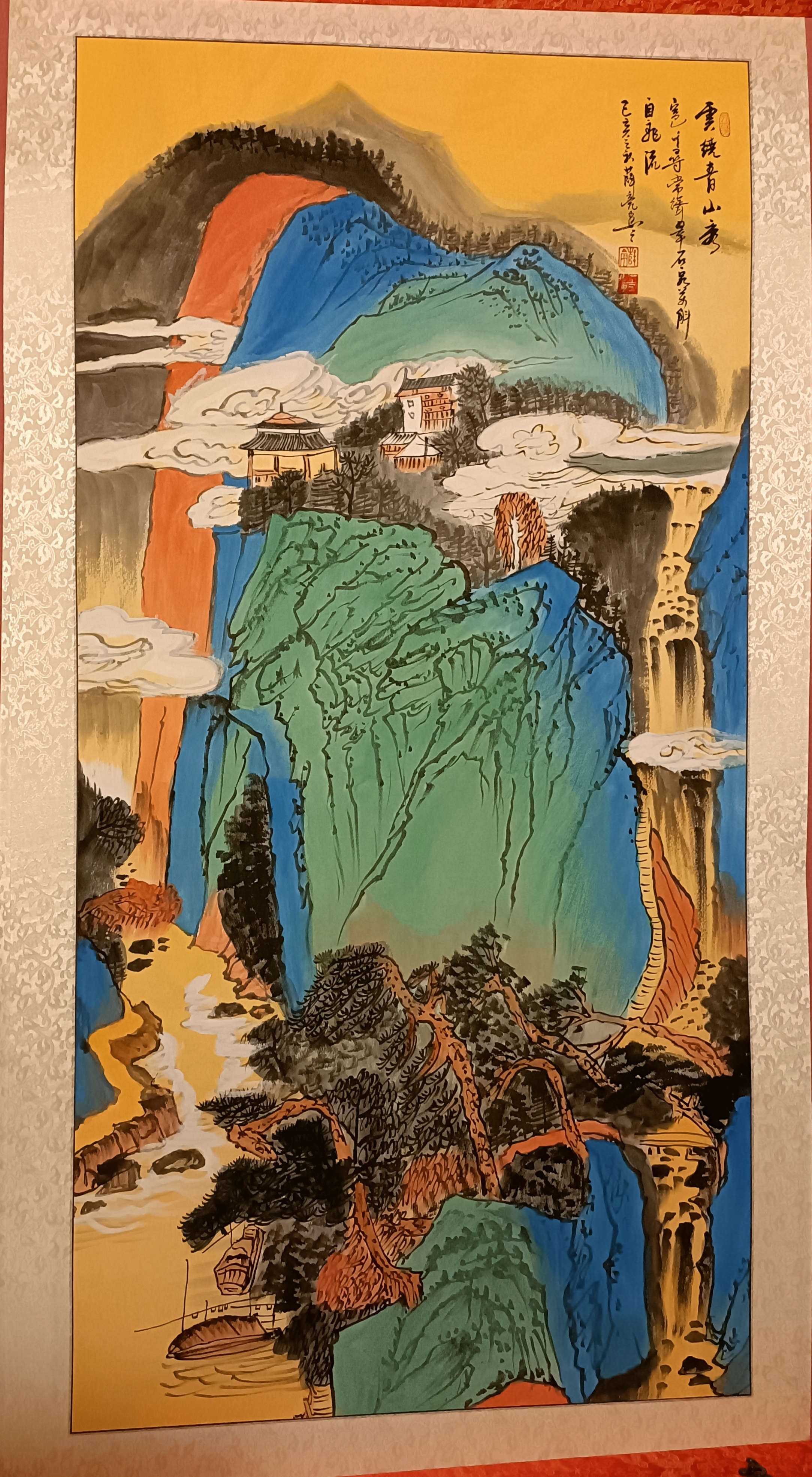 画家薛亮——心象山水画,画想到的,不是画看到的