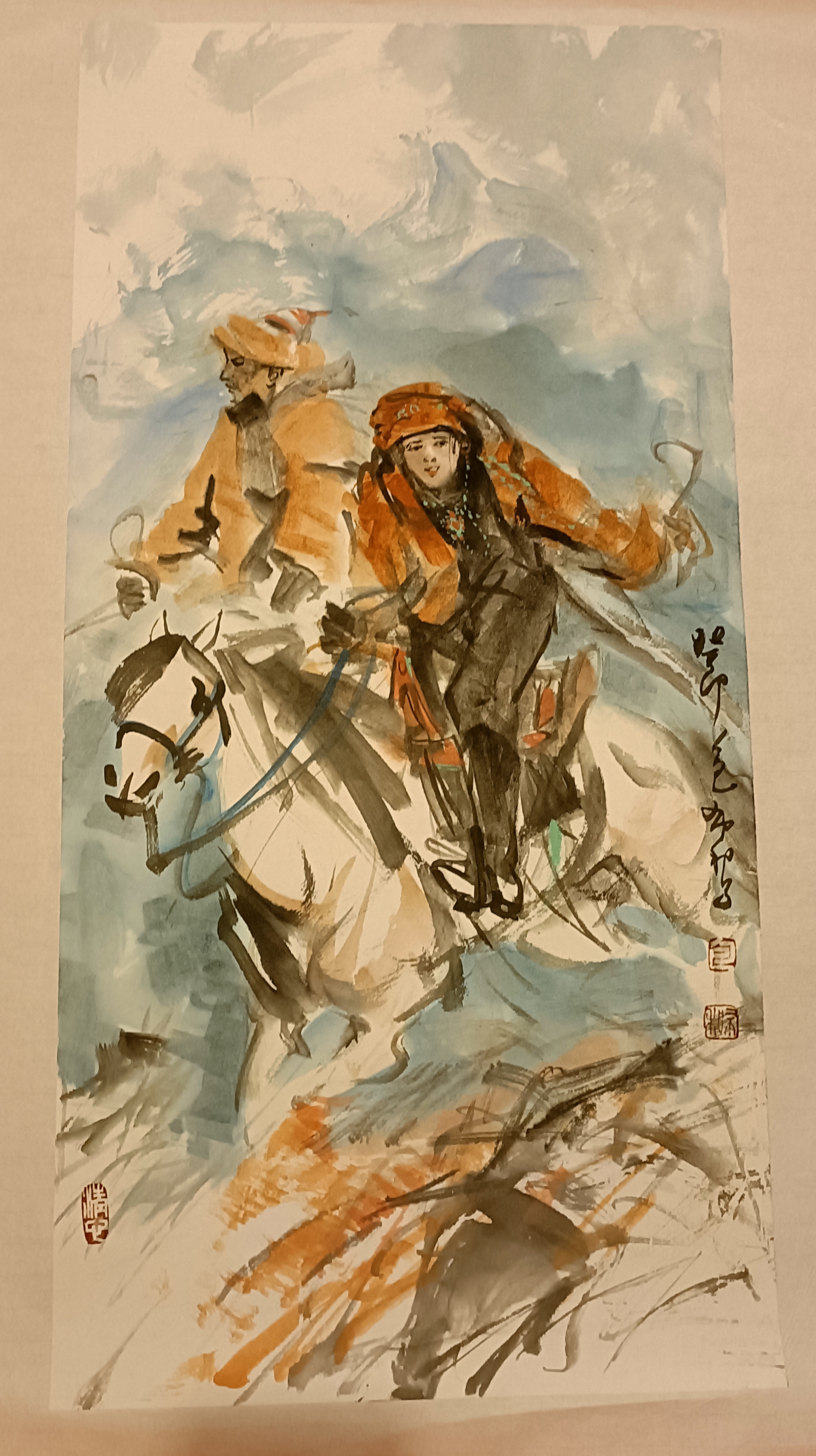 —画大写意蒙古马第一人.大写蒙古马作品鉴赏