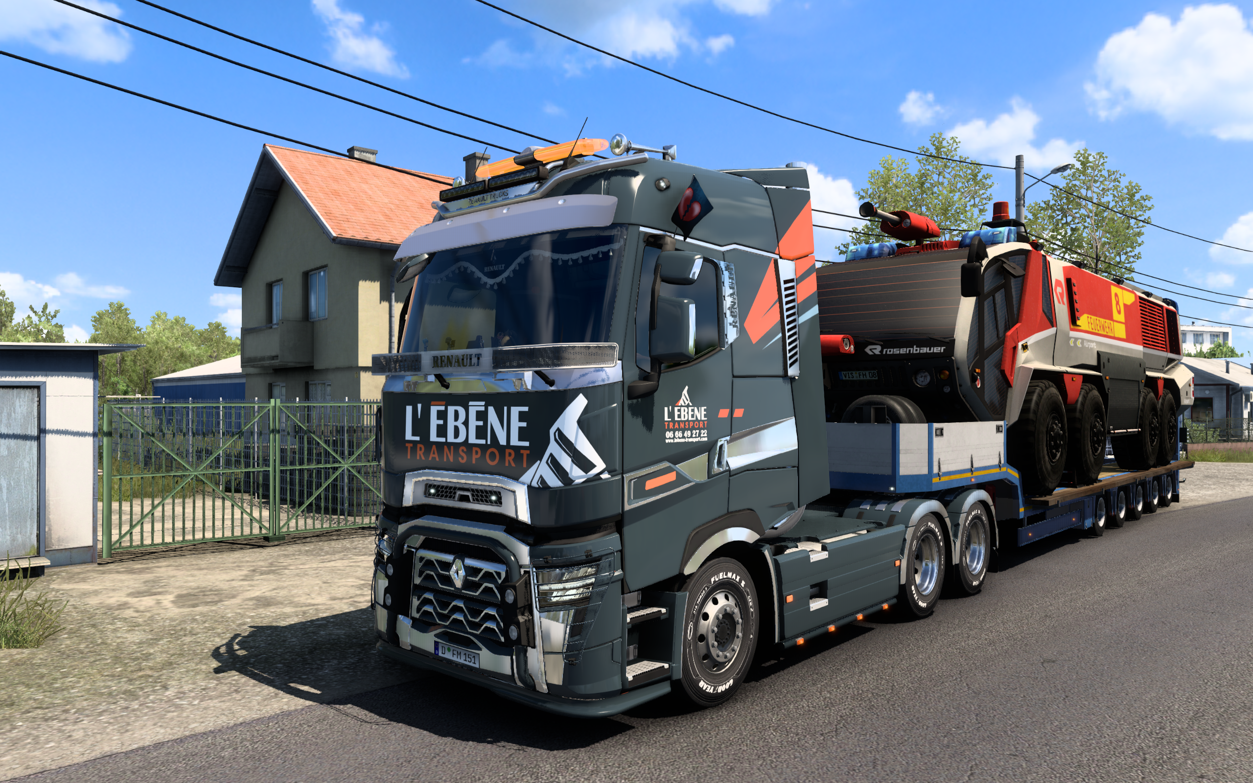 38吨rosenbauer panther(卢森宝亚 美洲豹)8×8机场消防车