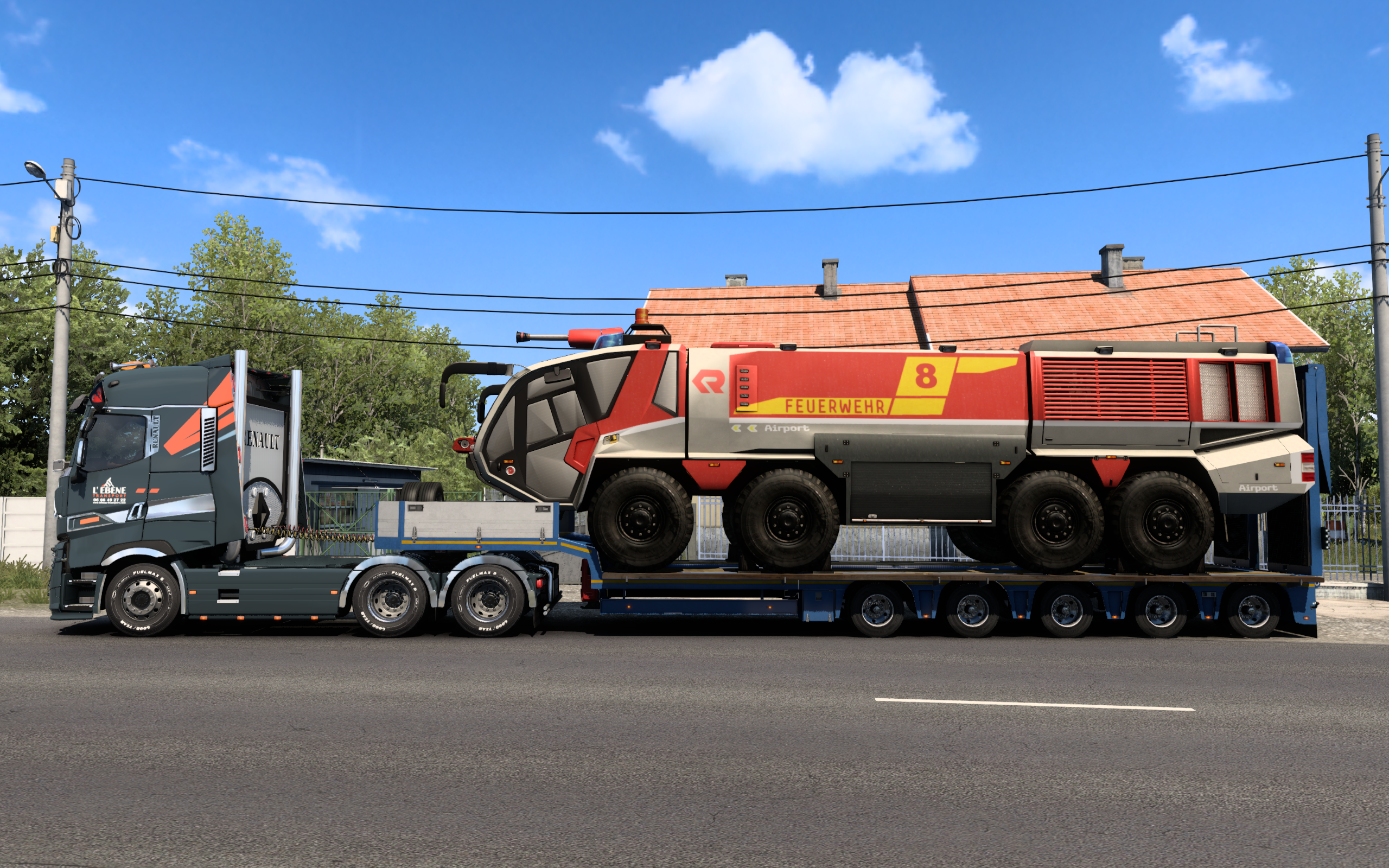 38吨rosenbauer panther(卢森宝亚 美洲豹)8×8机场消防车