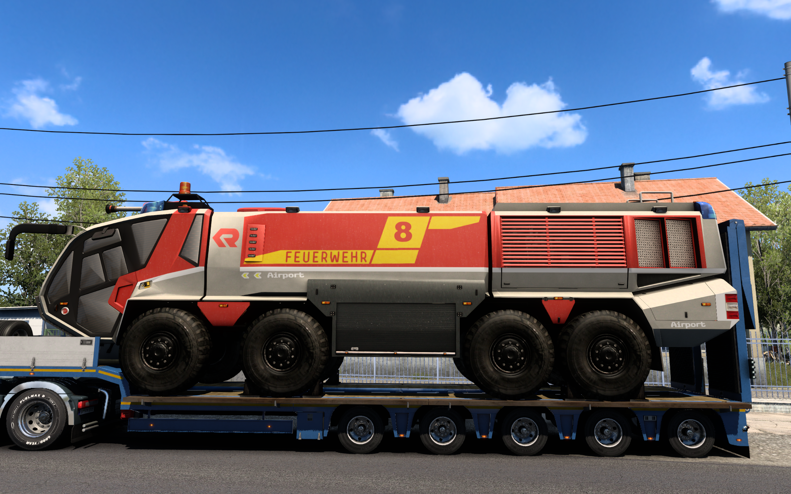 38吨rosenbauer panther(卢森宝亚 美洲豹)8×8机场消防车
