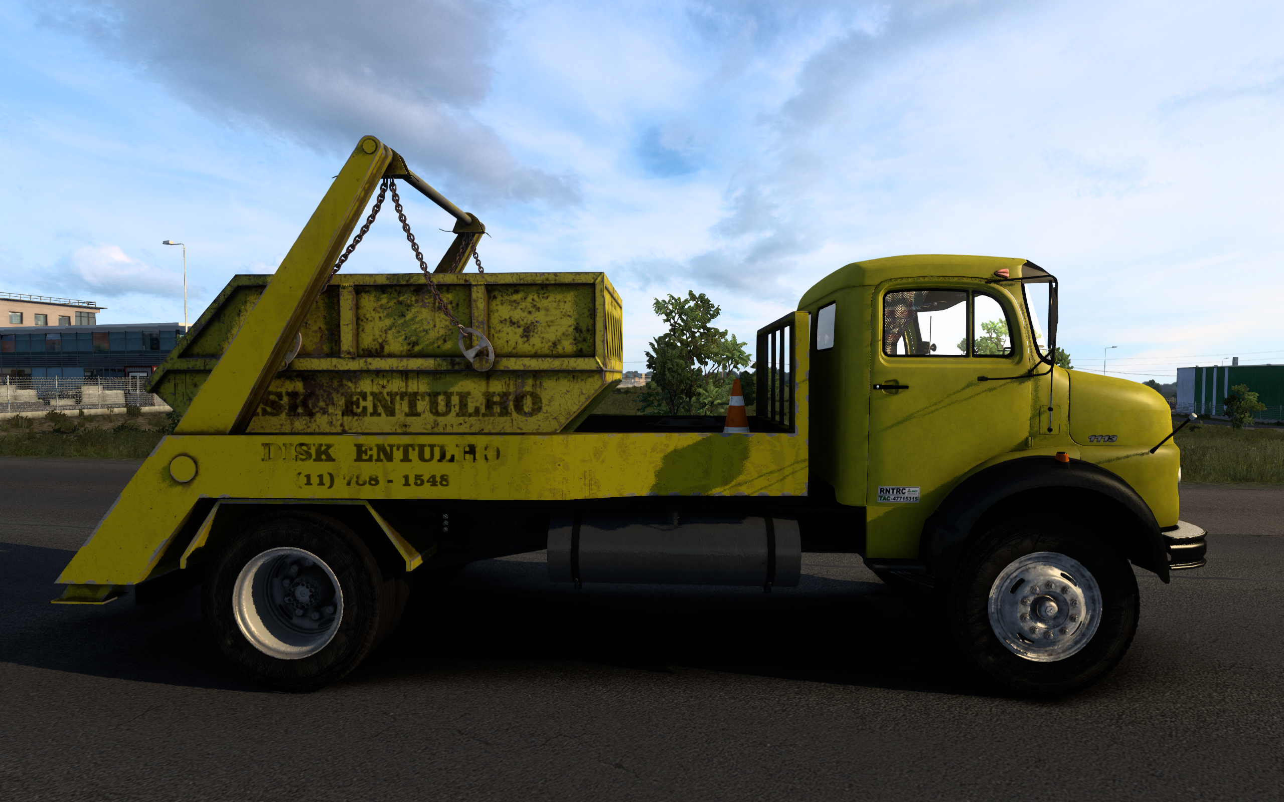 梅赛德斯奔驰agl 1113 1980 垃圾车