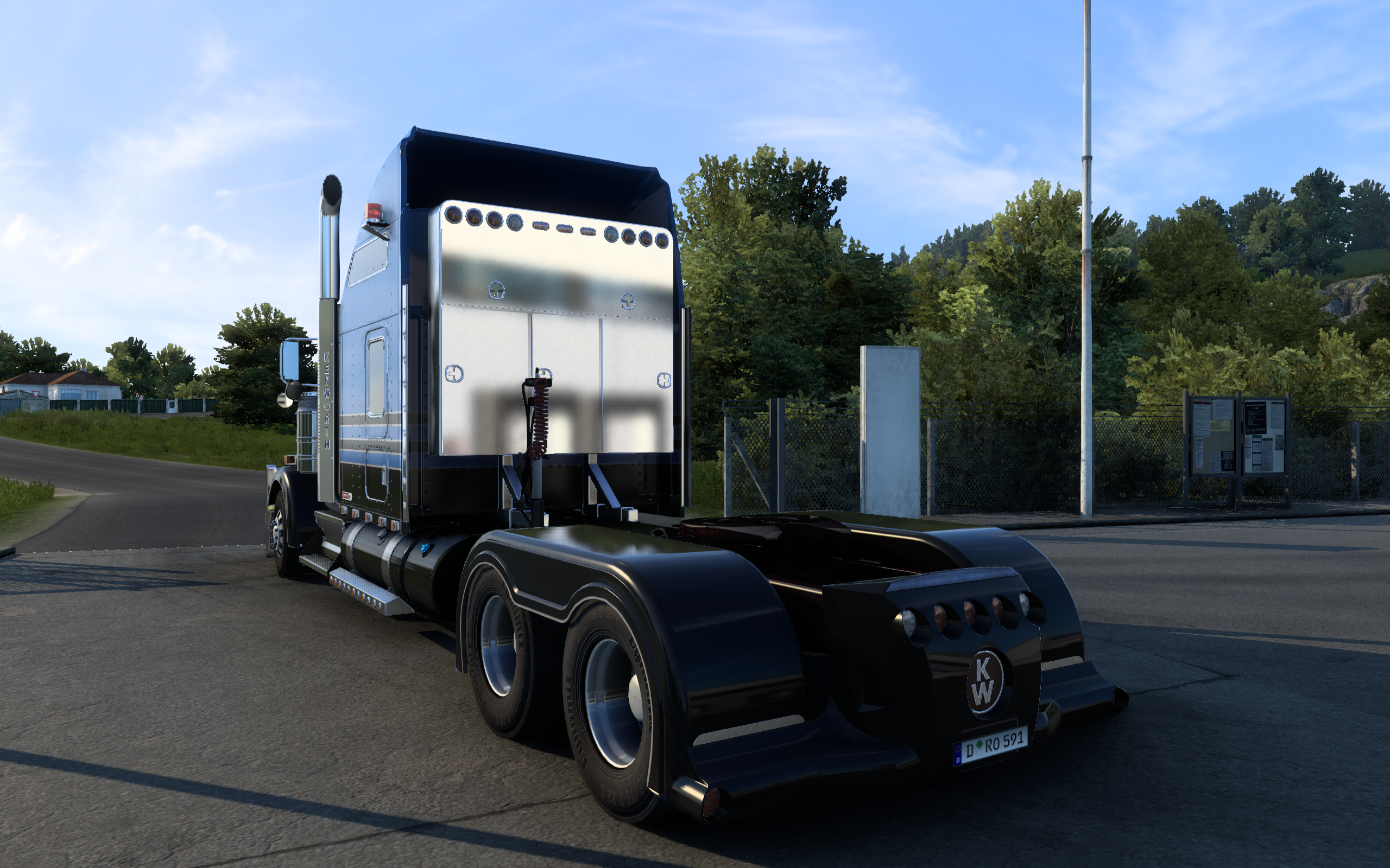 肯沃斯w900 6×4 100周年版