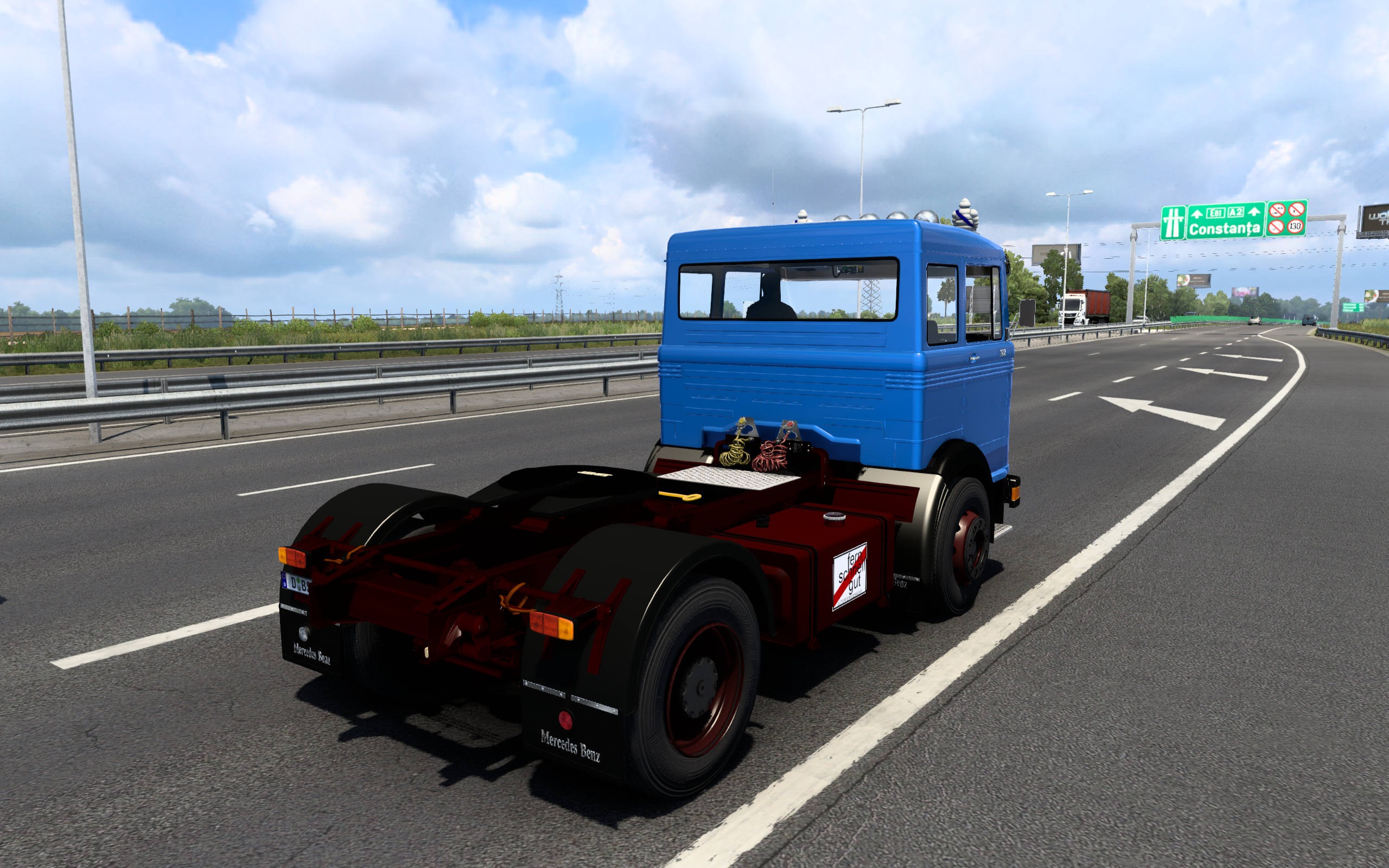 梅赛德斯奔驰lps 1632 4×2半挂车