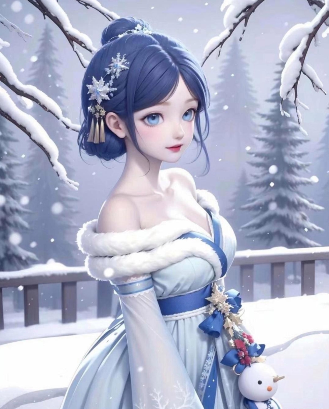 叶罗丽里的雪中美女,你更喜欢谁?