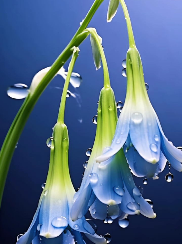 雨露润泽的花朵