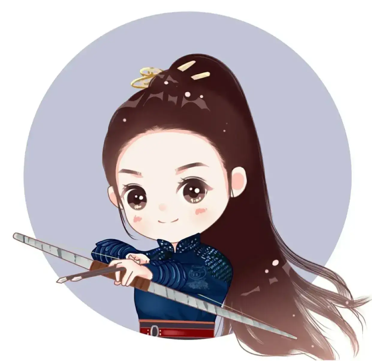 赵丽颖卡通图片